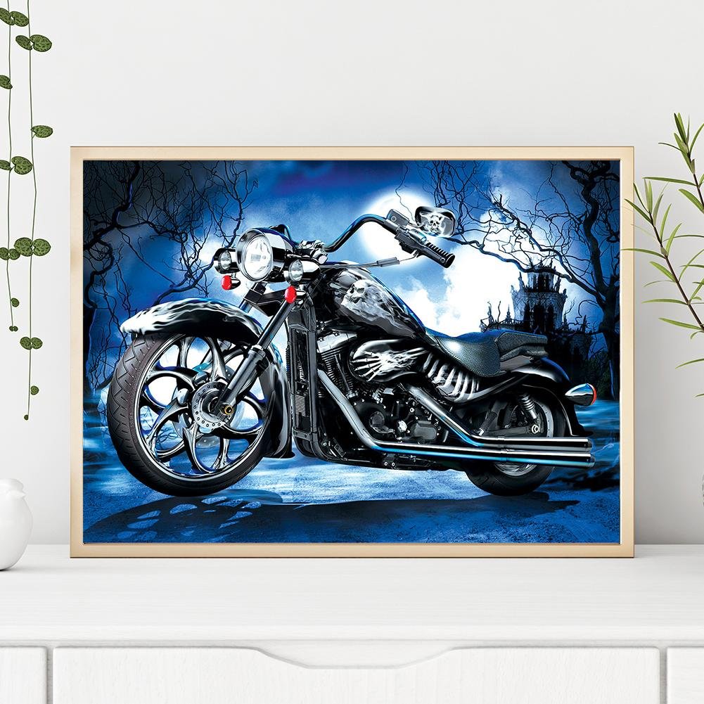 5D DIY Diamond Painting Kit - Full Round - Motorcycle