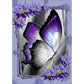Full round purple butterfly diamond beads art kits