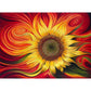 Paint By Number Oil Painting Vortex Sunflower (40*50cm)
