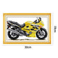 14ct Stamped Cross Stitch - Motorcycle (30*18cm)