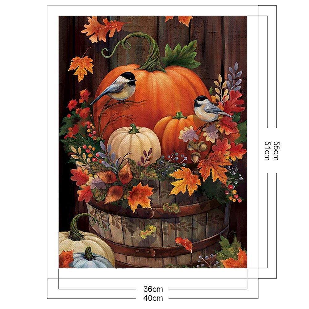 11ct Stamped Cross Stitch - Pumpkin (40*55cm)