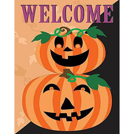 11ct Stamped Cross Stitch Jack O Lantern( 40*50cm)