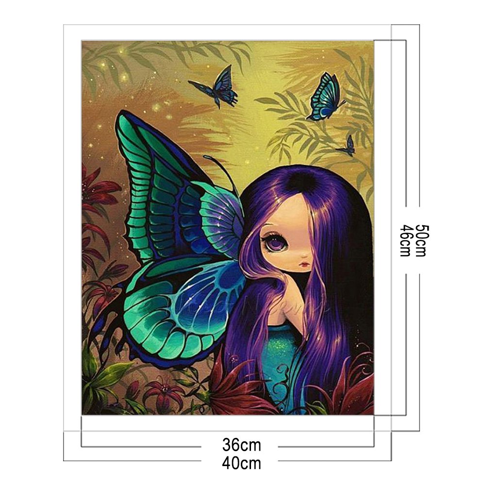 11ct Stamped Cross Stitch Butterfly Fairy( 40*50cm)
