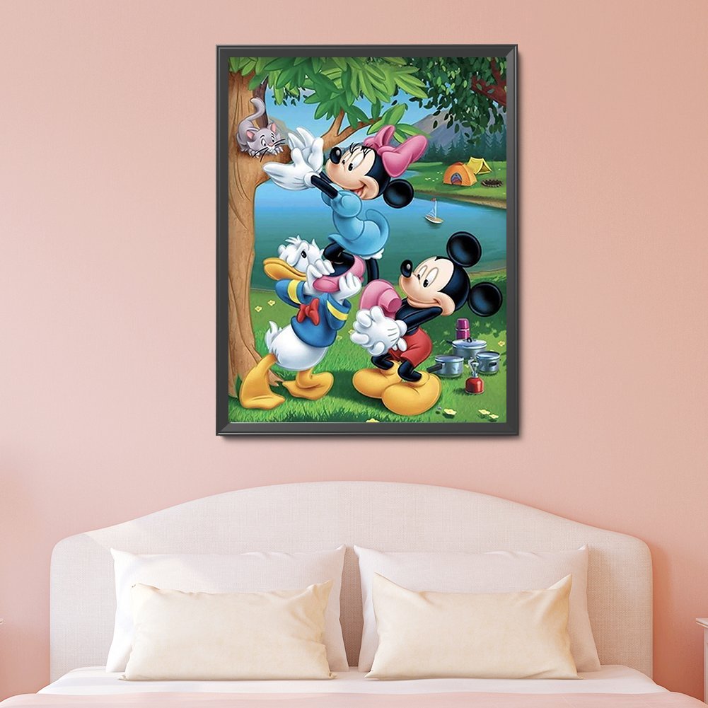 Pintura Diamante - Rodada Completa - Mouse Disney