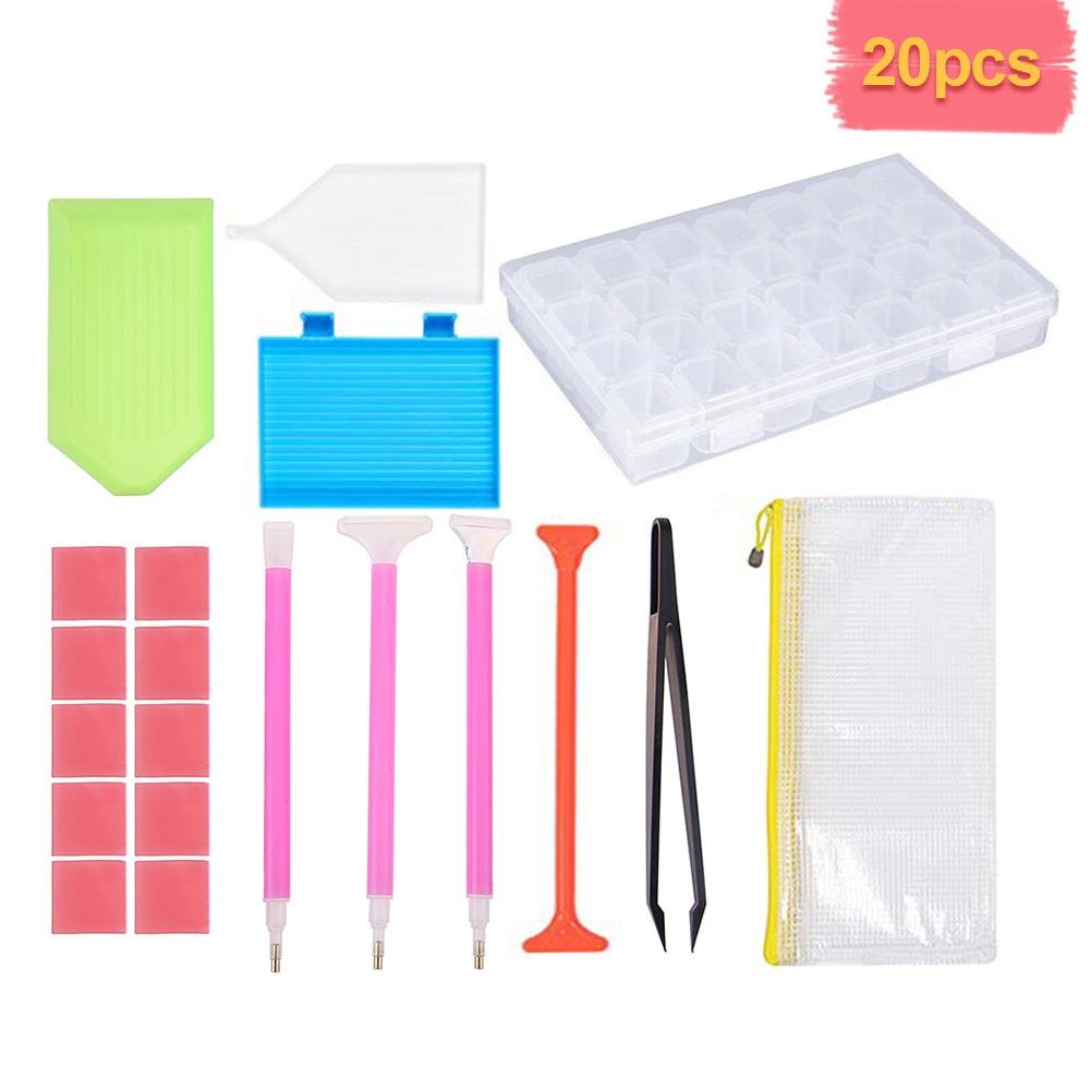 20pcs DIY Diamond Painting Point Drill Pens Embroidery Tool kit