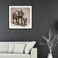Pintura Diamante - Rodada Completa - Elefantes
