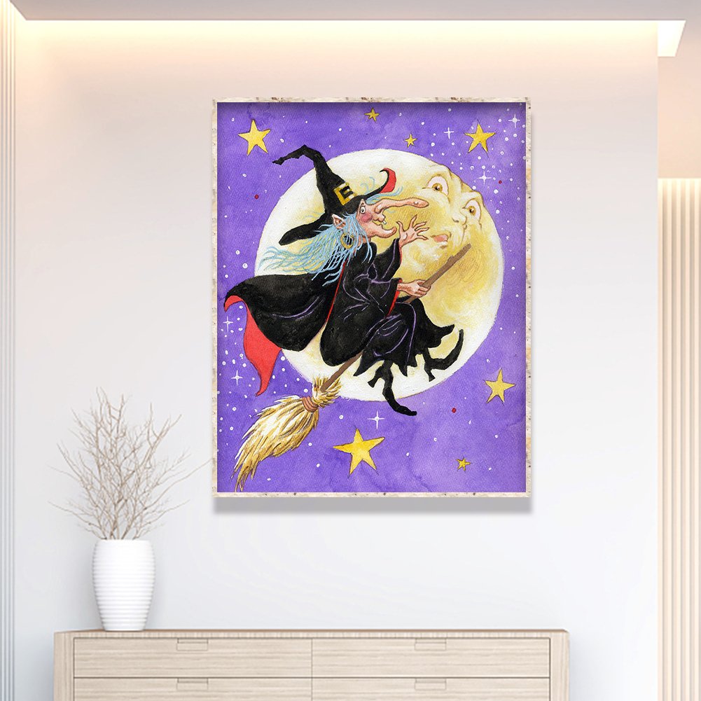 Diamond Painting - Full Round - Witches Moon