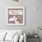 Unicorn Saying Diamond Painting - Full Round - Believe in Your Dreams