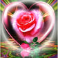 Diamond Paintings Art Full Drill Rose Heart