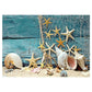 Pintura de diamante - Ronda parcial - Estrella de mar de playa