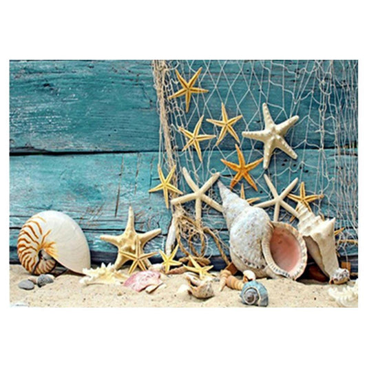 Diamond Painting - Partial Round - Beach Sea Star