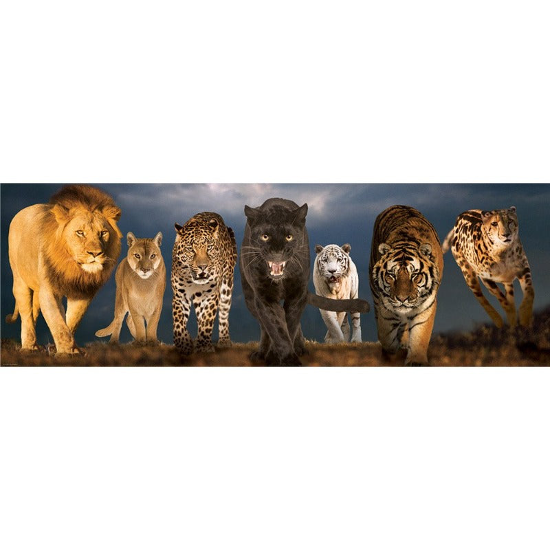 Tiger Lion Full Round Square Diamond Painting Kits 30 x 90cm
