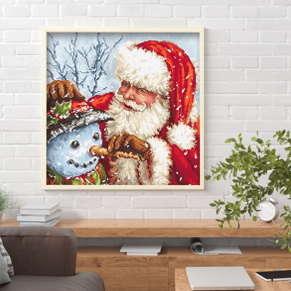 11ct Stamped Cross Stitch - Santa Claus (40*40cm)