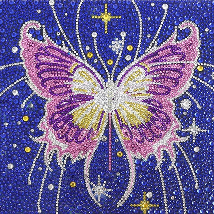 Diy 5D Butterfly Diamond Paintings Art Kits Round Square Rhinestones