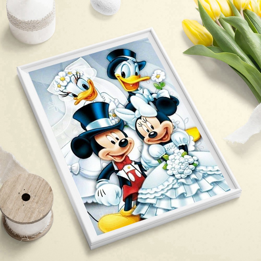 Diamond Painting - Full Round - Pareja Disney