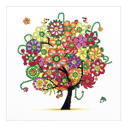 5D Diamond Painting Kit Crystal Rhinestone Colorful Tree