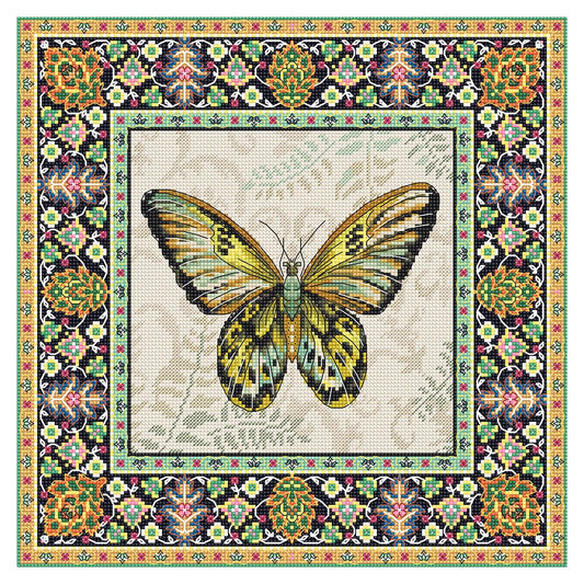 11ct Stamped Cross Stitch Butterfly (48*48cm)