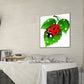 5D DIY Diamond Painting Kit - Full Round - Leaf Ladybug