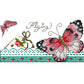 14ct Stamped Cross Stitch Butterfly (20*11cm)