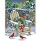 14ct Stamped Cross Stitch Snow Chair (21*30cm)