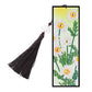 5D DIY Special Shaped Mosaic Leather Diamond Painting Bookmark with Tassel