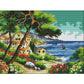 14ct Stamped Cross Stitch Seaside Countryside (36*29cm)