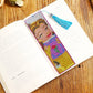 a book with belle princess diamond painting bookmark