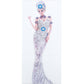 Diamond Painting Kit Home Decor Crystal Rhinestone Silver Dress Lady (30*60cm)