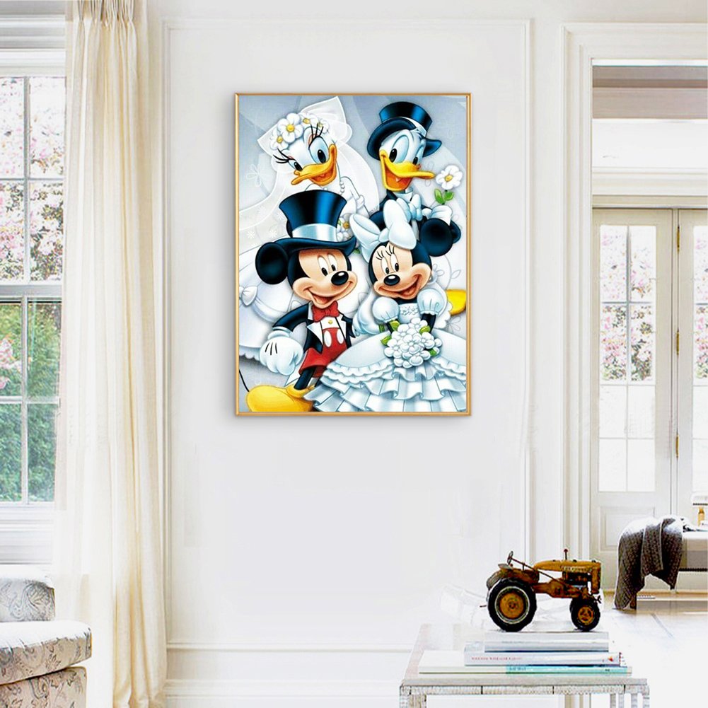 Pintura Diamante - Rodada Completa - Casal Disney