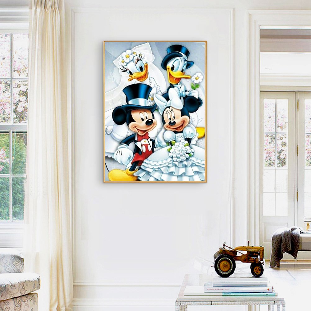 Diamond Painting - Full Round - Disney Couple