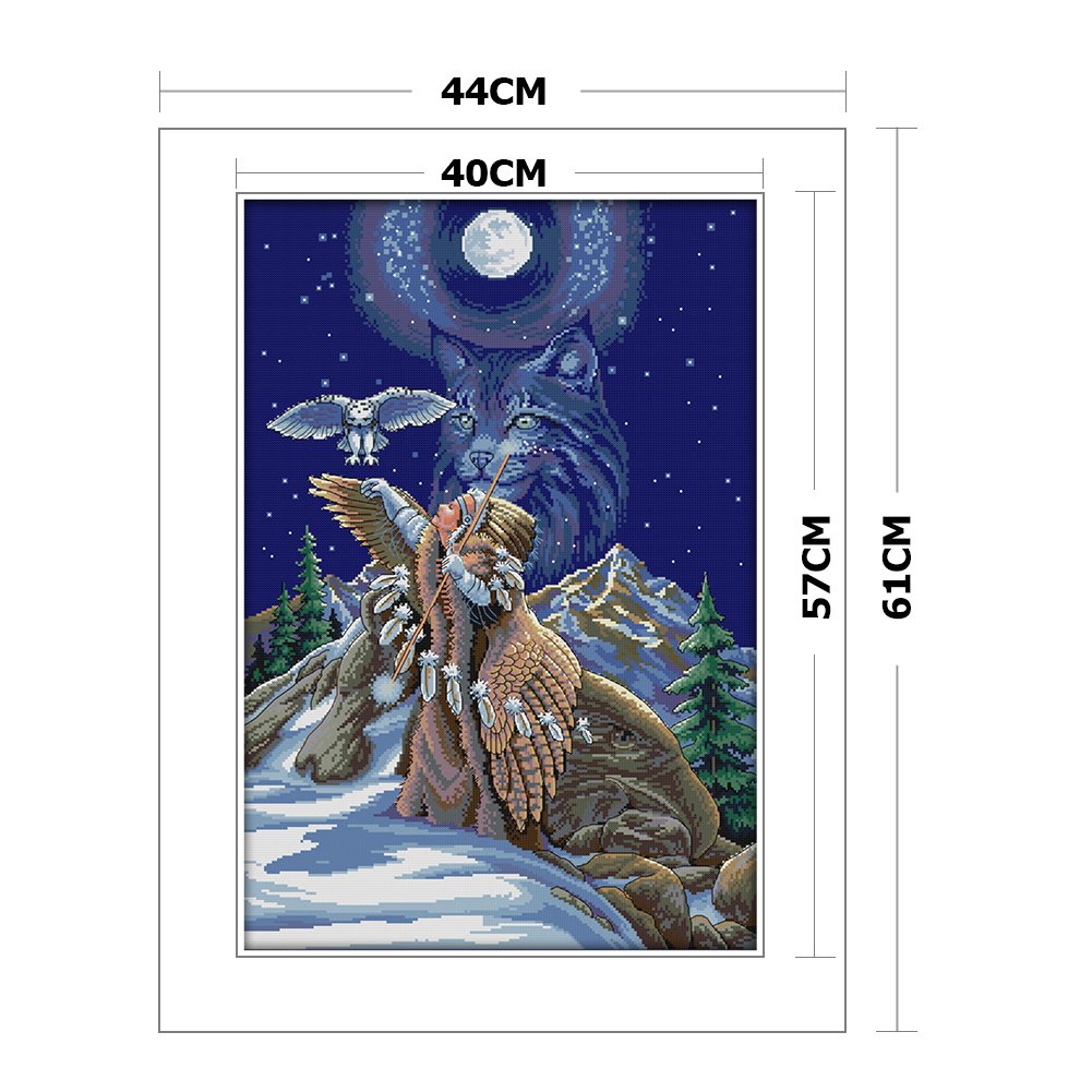 14ct Stamped Cross Stitch - Sacred Connection (44*61cm)