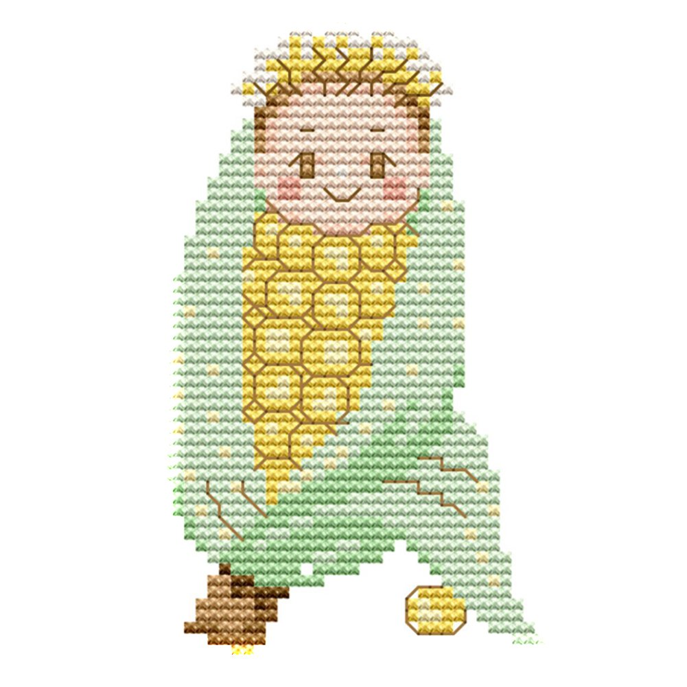 14ct Stamped Cross Stitch Corn Baby (9*15cm)