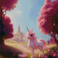 Dreamlike Diamond Painting Kits Unicorn Pink Scenery