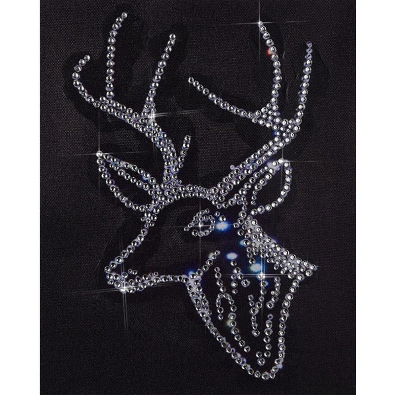 5D DIY Fluorescent Diamond Painting Crystal Rhinestone Deer Head