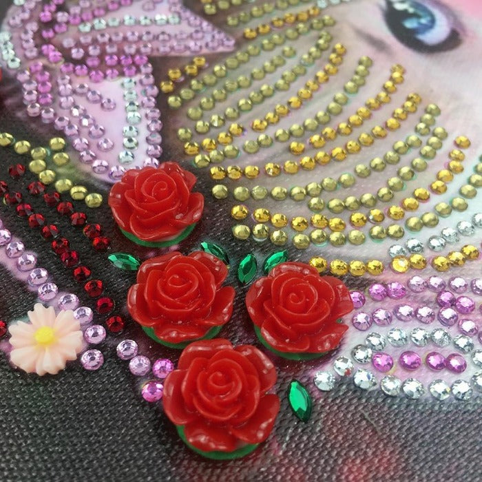 5D Diamond Painting Kits - Full Drill Diamond Art - Crystal Rhinestone - Little Pink Doll
