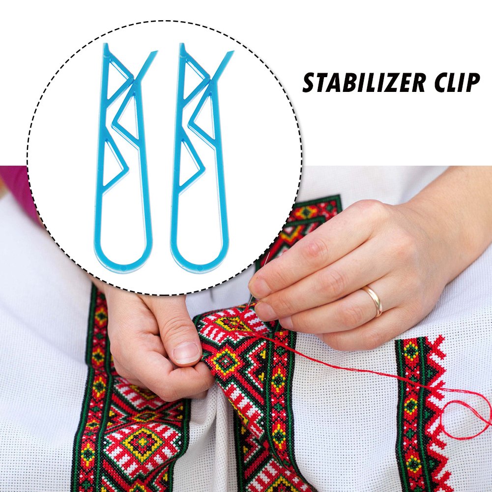 2pcs Fixed Clip Cross Stitch Anti-Skid Sewing Clamp