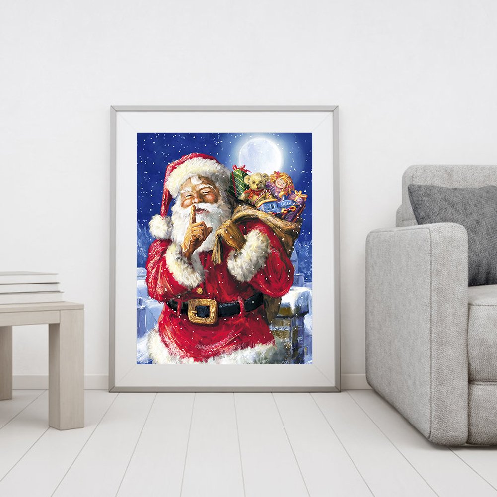 Punto de Cruz Estampado 11ct - Papa Noel (40*53cm)