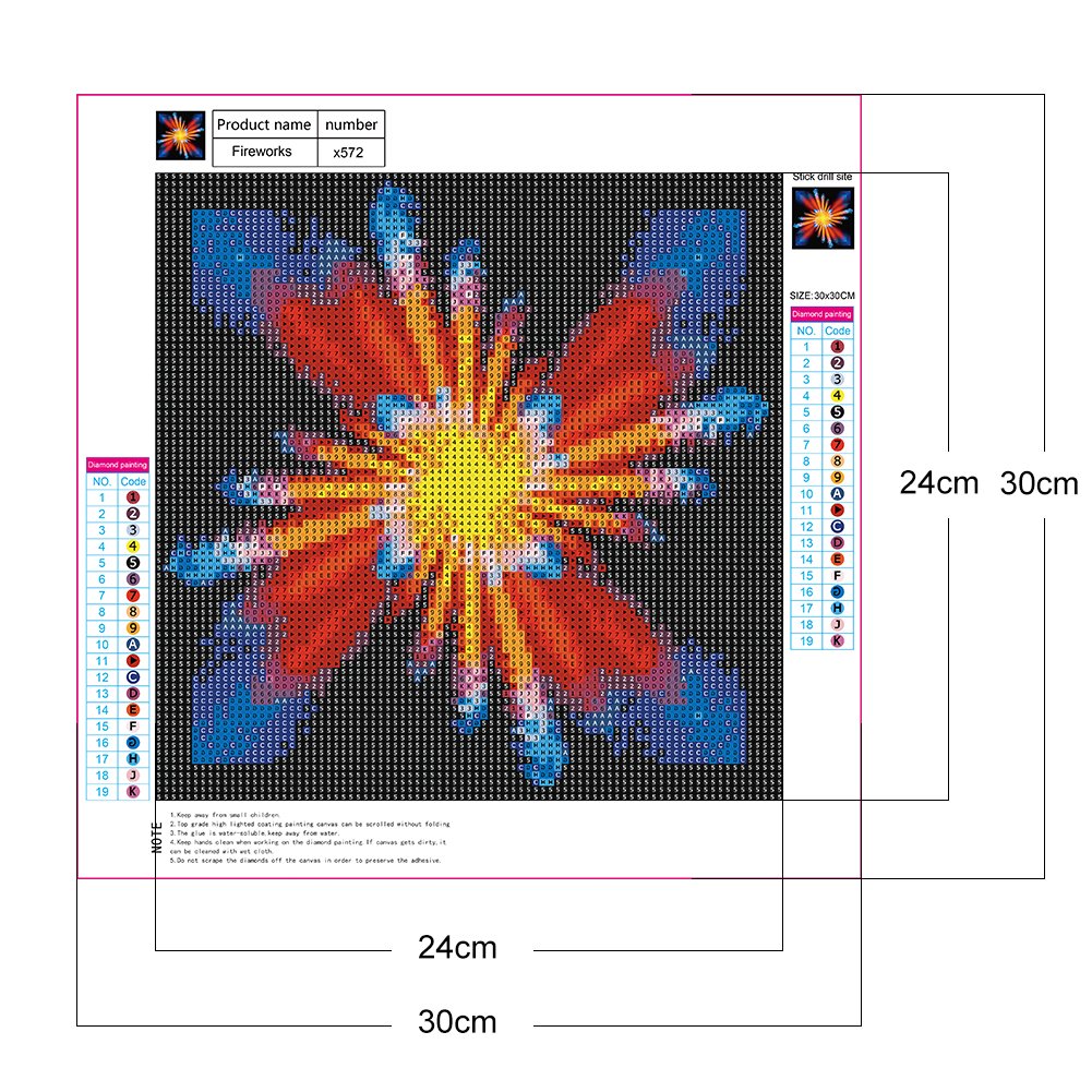 Diamond Painting - Full Round - Colorful Arrows