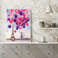 Romantic Balloons Hand Painted Canvas Digital Oil Art Picture