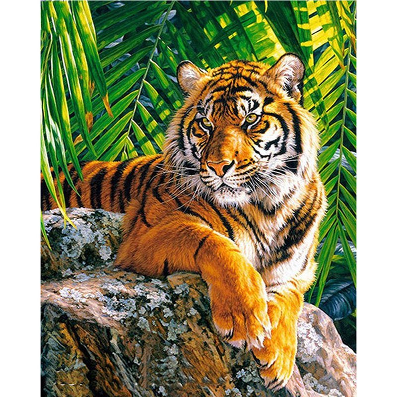 Tiger Diamond Mosaic Embroidery Kit 
