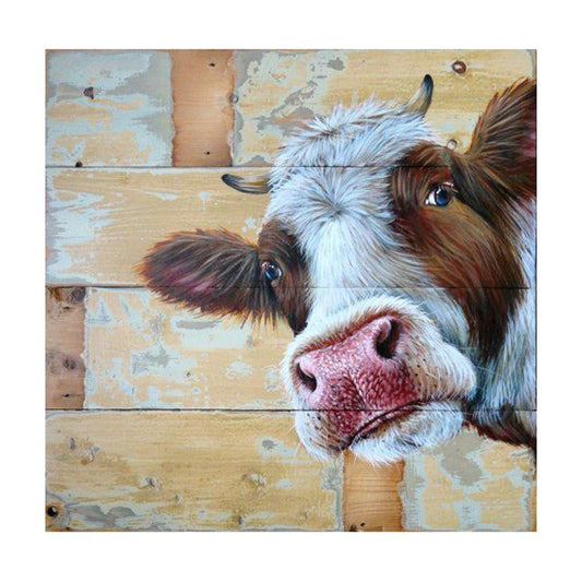 Diamond Painting - Full Round - Cow B