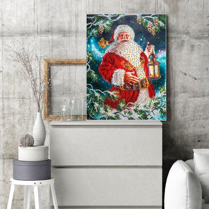 DIY 5D Crystal Rhinestone Diamond Painting Kit Santa Claus