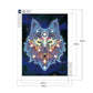 Luminous DIY 5D Crystal Rhinestone Diamond Painting Kit Wolf