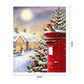 Christmas Night Oil Paint By Numbers Canvas Size