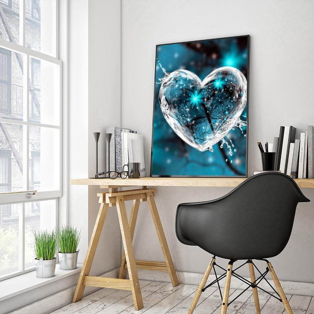 Diamond Painting - Full Round - Heart B