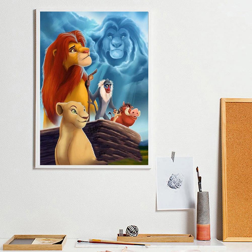 Pintura Diamante - Rodada Completa - O Rei Leão