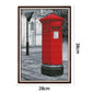 14ct Stamped Cross Stitch - Red Postbox (38*28cm)