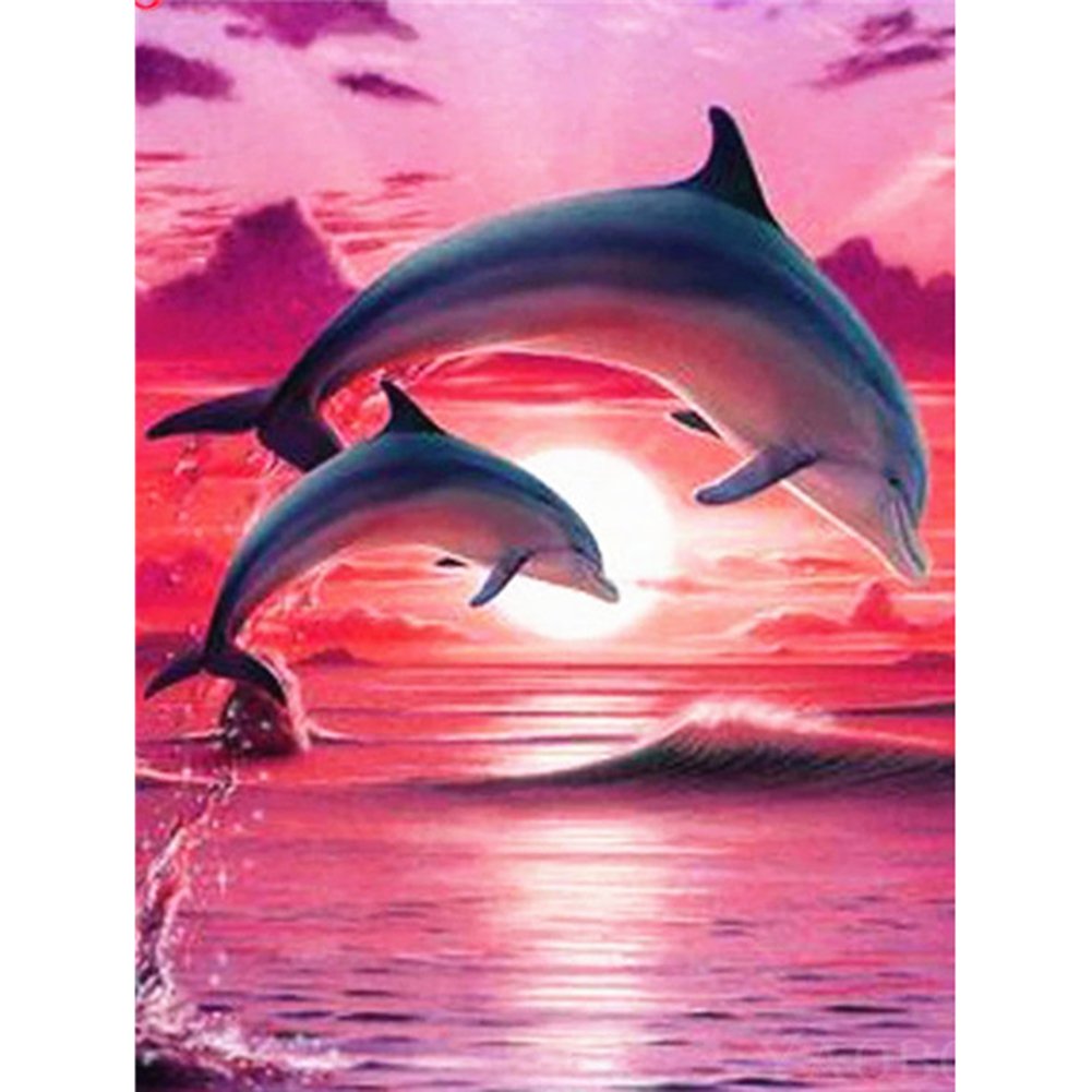 Jumping Dolphin Diamond Painting