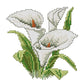 14ct Stamped Cross Stitch Blooming Flowers (17*17cm)