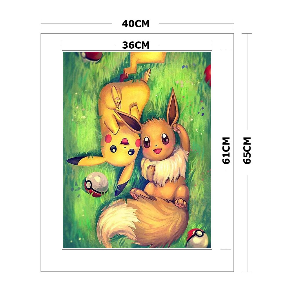Punto de Cruz Estampado 11ct - Pikachu(40*65cm)